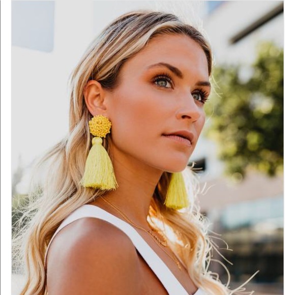 Vici Jewelry - NWT Yellow Tassel Earrings